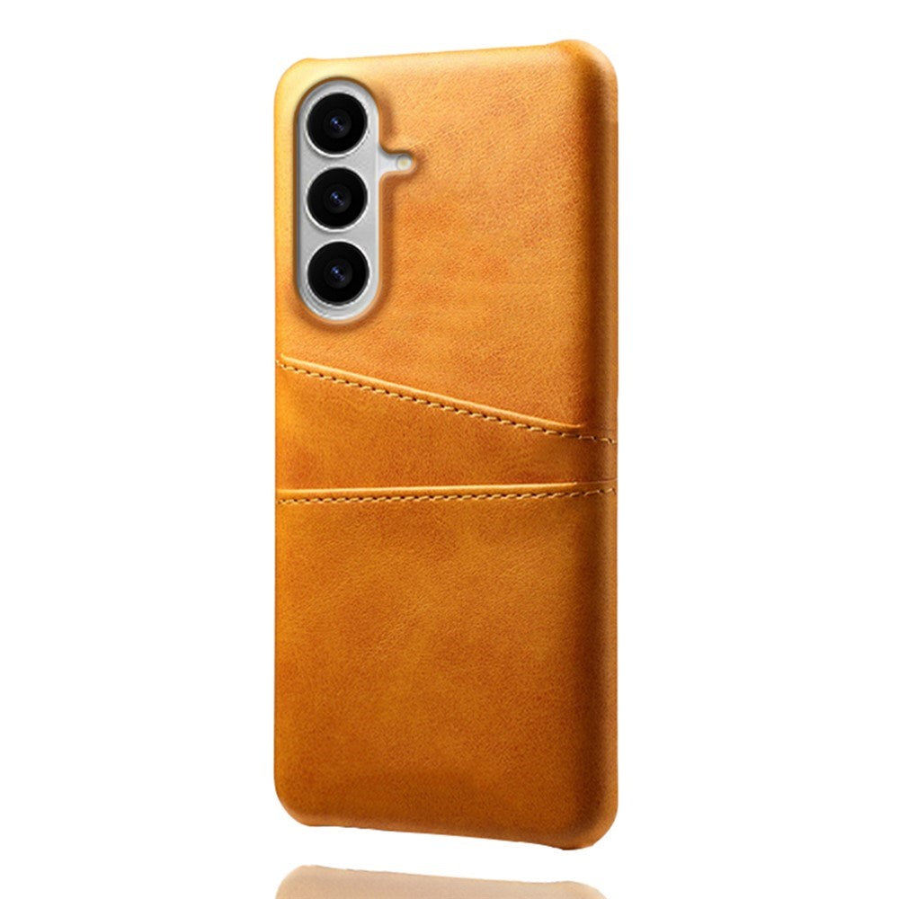 EIDERWOOD Samsung Galaxy S26 Kunstlæder Bagside Cover m. Kortholder - Orange