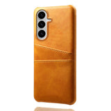 EIDERWOOD Samsung Galaxy S26 Kunstlæder Bagside Cover m. Kortholder - Orange