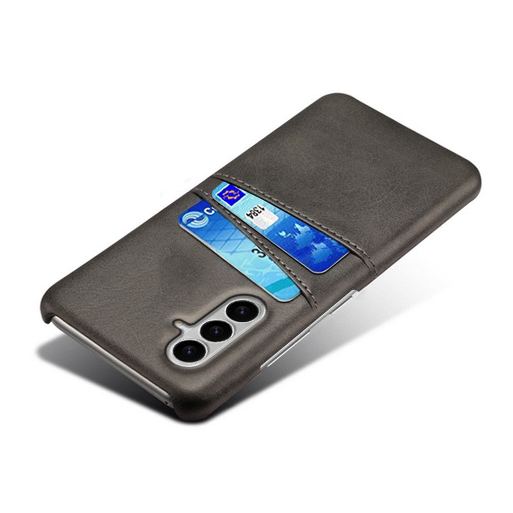 EIDERWOOD Samsung Galaxy S26 Kunstlæder Bagside Cover m. Kortholder - Sort