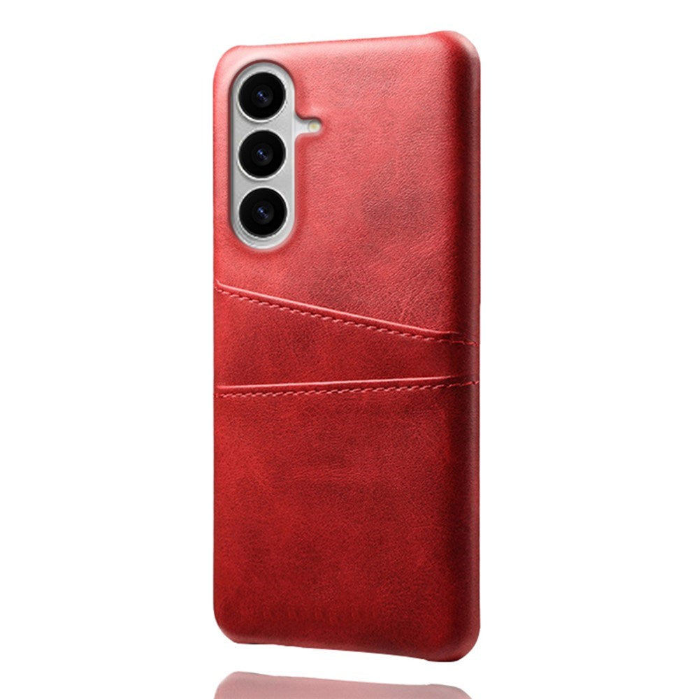 EIDERWOOD Samsung Galaxy S26 Kunstlæder Bagside Cover m. Kortholder - Rød