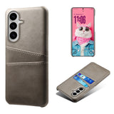 EIDERWOOD Samsung Galaxy S26 Kunstlæder Bagside Cover m. Kortholder - Grå