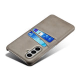 EIDERWOOD Samsung Galaxy S26 Kunstlæder Bagside Cover m. Kortholder - Grå