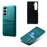 EIDERWOOD Samsung Galaxy S26 Kunstlæder Bagside Cover m. Kortholder - Grøn