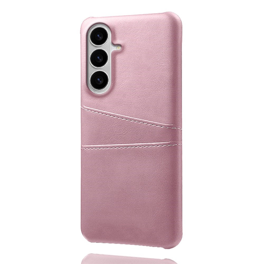EIDERWOOD Samsung Galaxy S26 Kunstlæder Bagside Cover m. Kortholder - Lyserød
