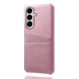 EIDERWOOD Samsung Galaxy S26 Kunstlæder Bagside Cover m. Kortholder - Lyserød