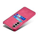 EIDERWOOD Samsung Galaxy S26 Kunstlæder Bagside Cover m. Kortholder - Pink