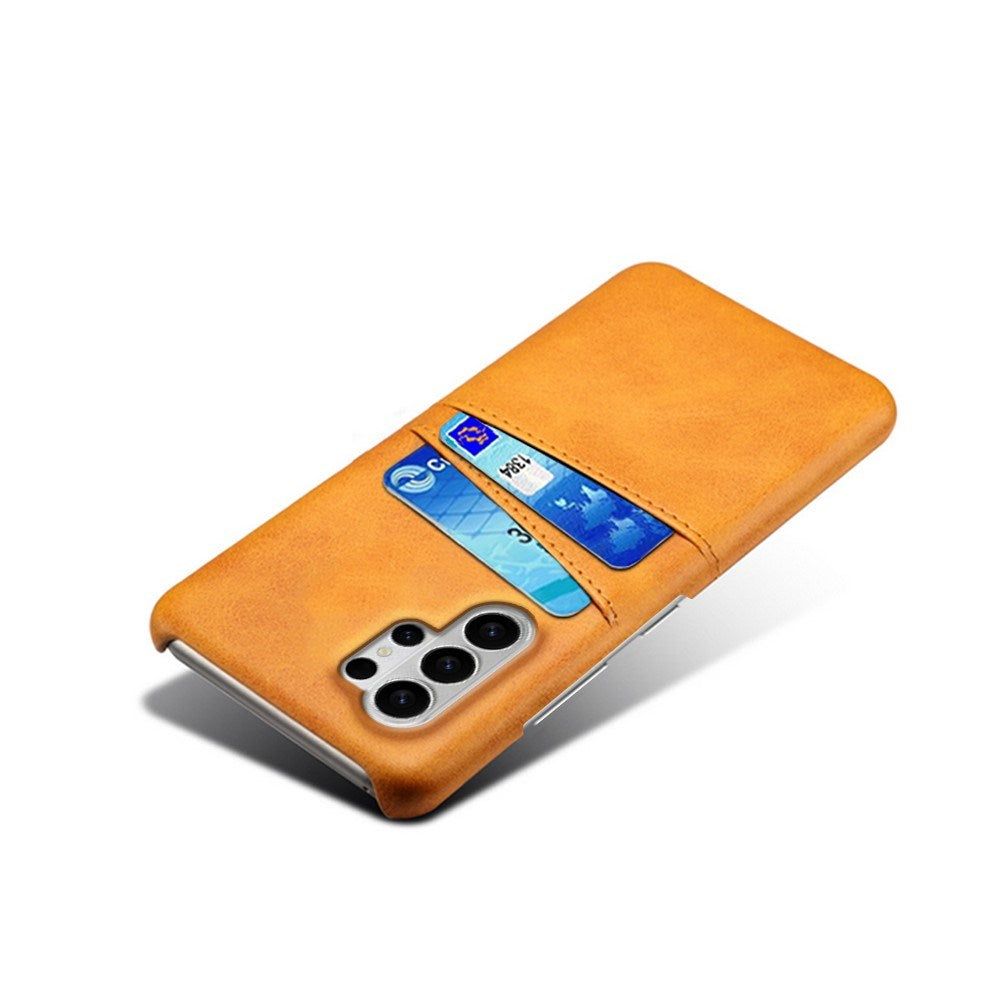 EIDERWOOD Samsung Galaxy S26 Ultra Kunstlæder Bagside Cover m. Kortholder - Orange