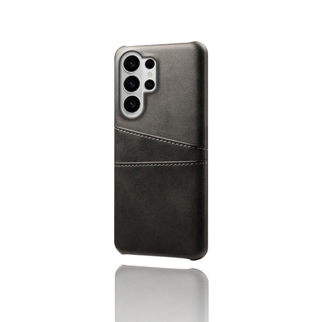 EIDERWOOD Samsung Galaxy S26 Ultra Kunstlæder Bagside Cover m. Kortholder - Sort