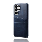 EIDERWOOD Samsung Galaxy S26 Ultra Kunstlæder Bagside Cover m. Kortholder - Blå