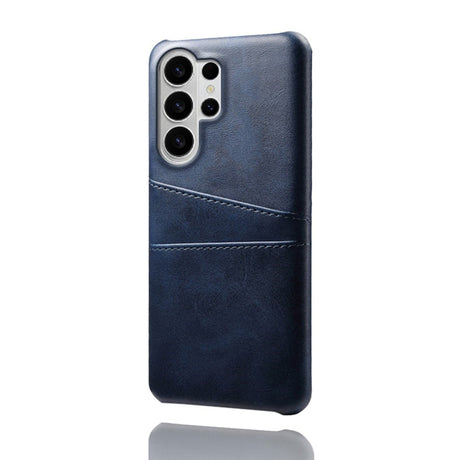 EIDERWOOD Samsung Galaxy S26 Ultra Kunstlæder Bagside Cover m. Kortholder - Blå