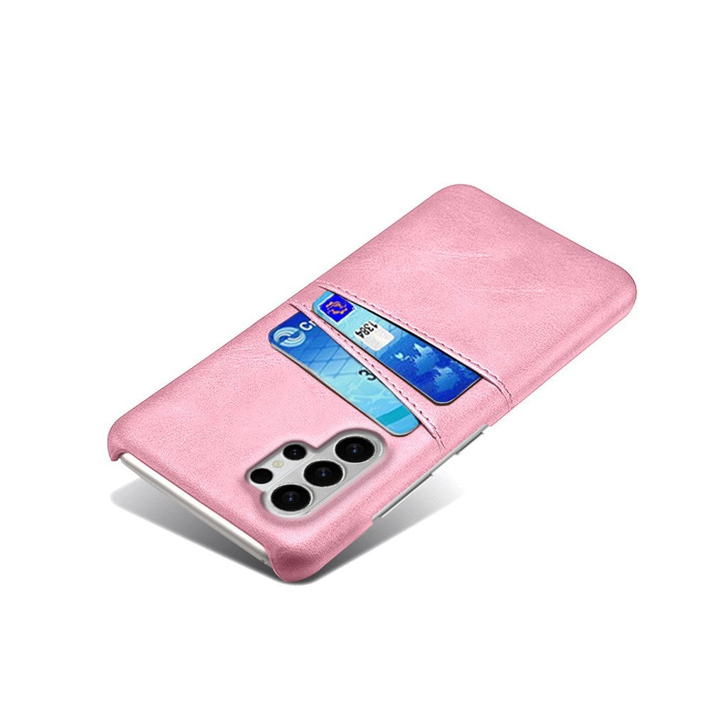 EIDERWOOD Samsung Galaxy S26 Ultra Kunstlæder Bagside Cover m. Kortholder - Lyserød