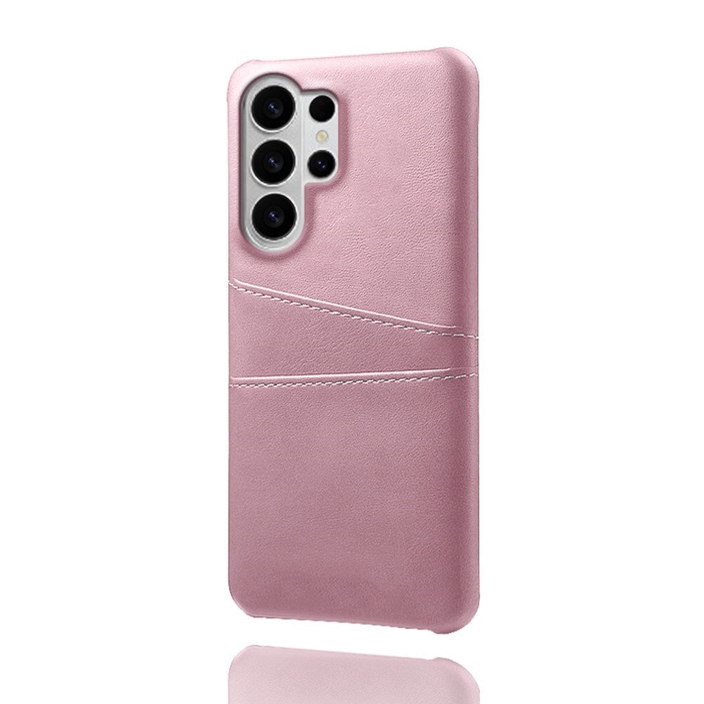 EIDERWOOD Samsung Galaxy S26 Ultra Kunstlæder Bagside Cover m. Kortholder - Lyserød