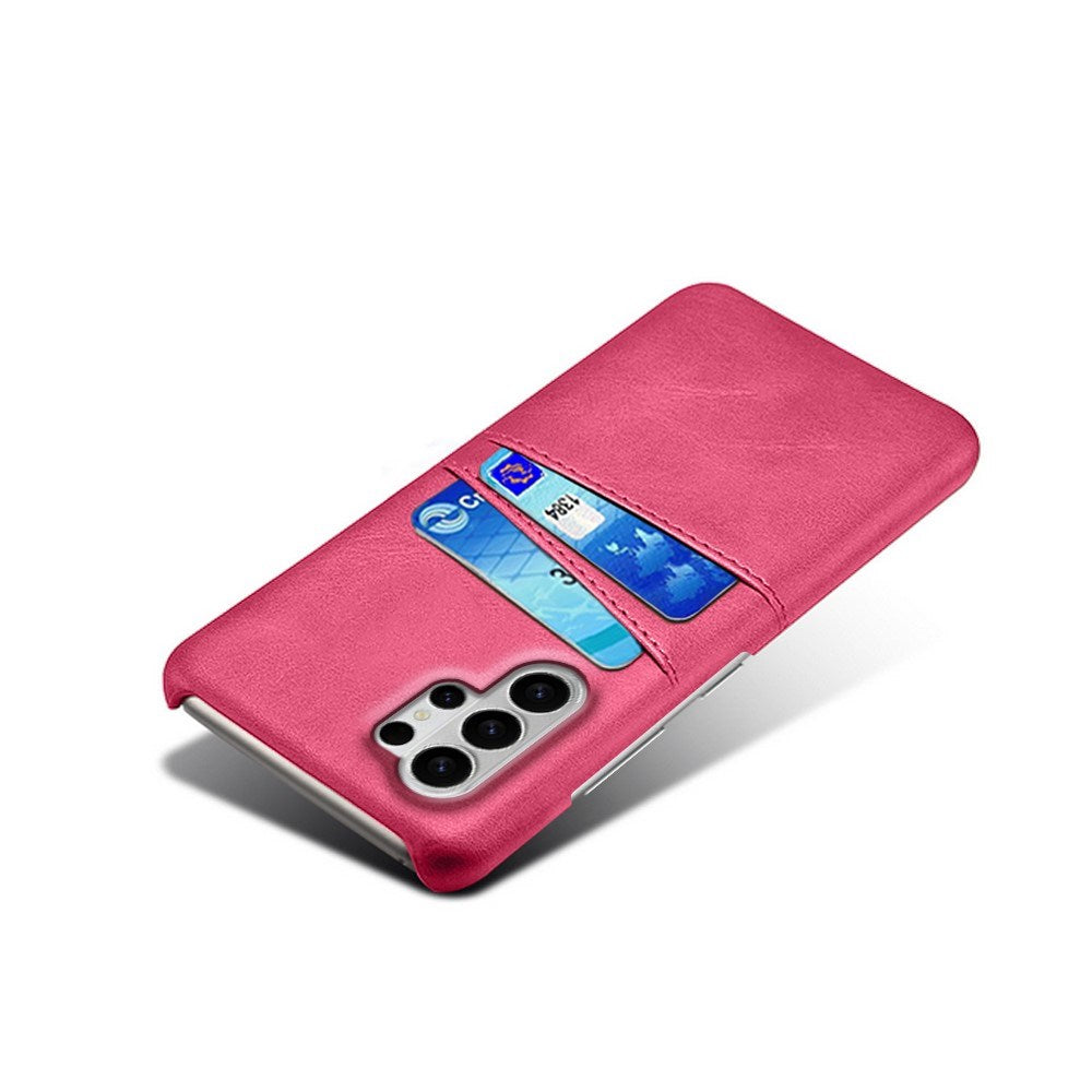 EIDERWOOD Samsung Galaxy S26 Ultra Kunstlæder Bagside Cover m. Kortholder - Pink