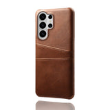 EIDERWOOD Samsung Galaxy S26 Ultra Kunstlæder Bagside Cover m. Kortholder - Brun