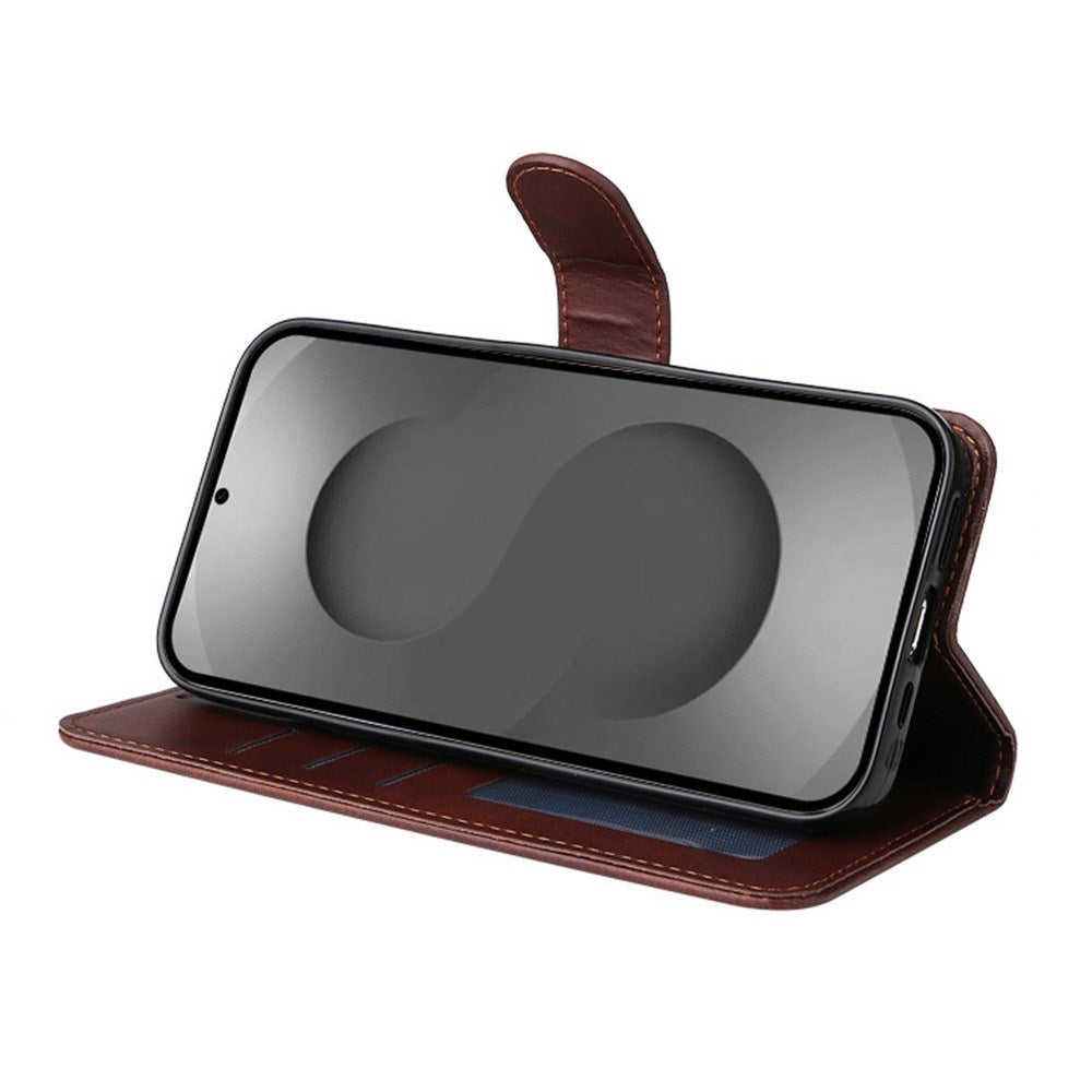 Samsung Galaxy S26 Ultra ENKAY - 2-i-1 Kunstlæder Cover inkl. Skærmbeskyttelsesglas - Lyserød
