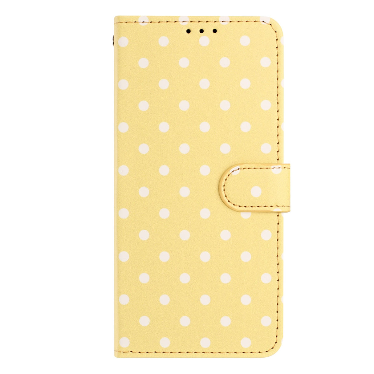 EIDERWOOD Xiaomi 17 Pro Max Kunstlæder Flip Mobil Cover m. Polka Design - Gul