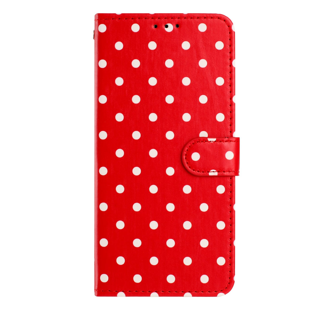 EIDERWOOD Xiaomi 17 Pro Max Kunstlæder Flip Mobil Cover m. Polka Design - Rød