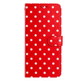 EIDERWOOD Xiaomi 17 Pro Max Kunstlæder Flip Mobil Cover m. Polka Design - Rød