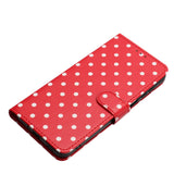 EIDERWOOD Xiaomi 17 Pro Max Kunstlæder Flip Mobil Cover m. Polka Design - Rød