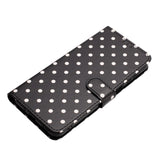 EIDERWOOD Xiaomi 17 Pro Kunstlæder Flip Mobil Cover m. Polka Design - Sort