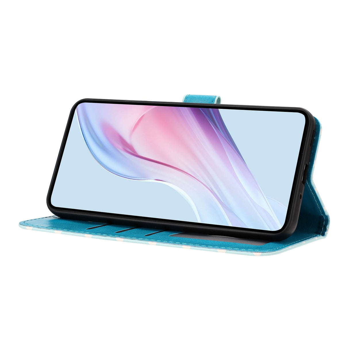 EIDERWOOD Xiaomi 17 Pro Kunstlæder Flip Mobil Cover m. Polka Design - Blå