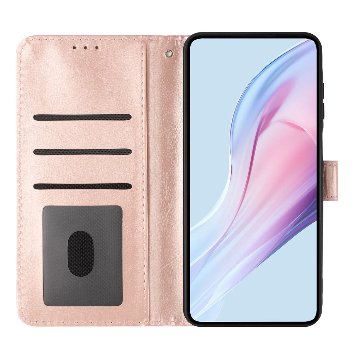 EIDERWOOD Xiaomi 17 Pro Kunstlæder Flip Mobil Cover m. Polka Design - Lyserød