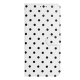 EIDERWOOD Xiaomi 17 Pro Kunstlæder Flip Mobil Cover m. Polka Design - Hvid