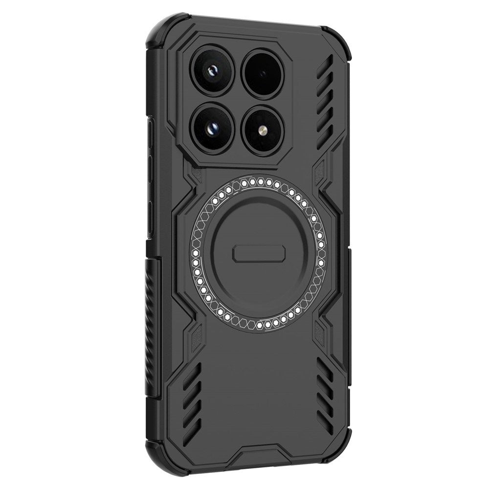EIDERWOOD Xiaomi 17 Håndværker Hybrid Mobil Cover m. Varmeafledning - Sort