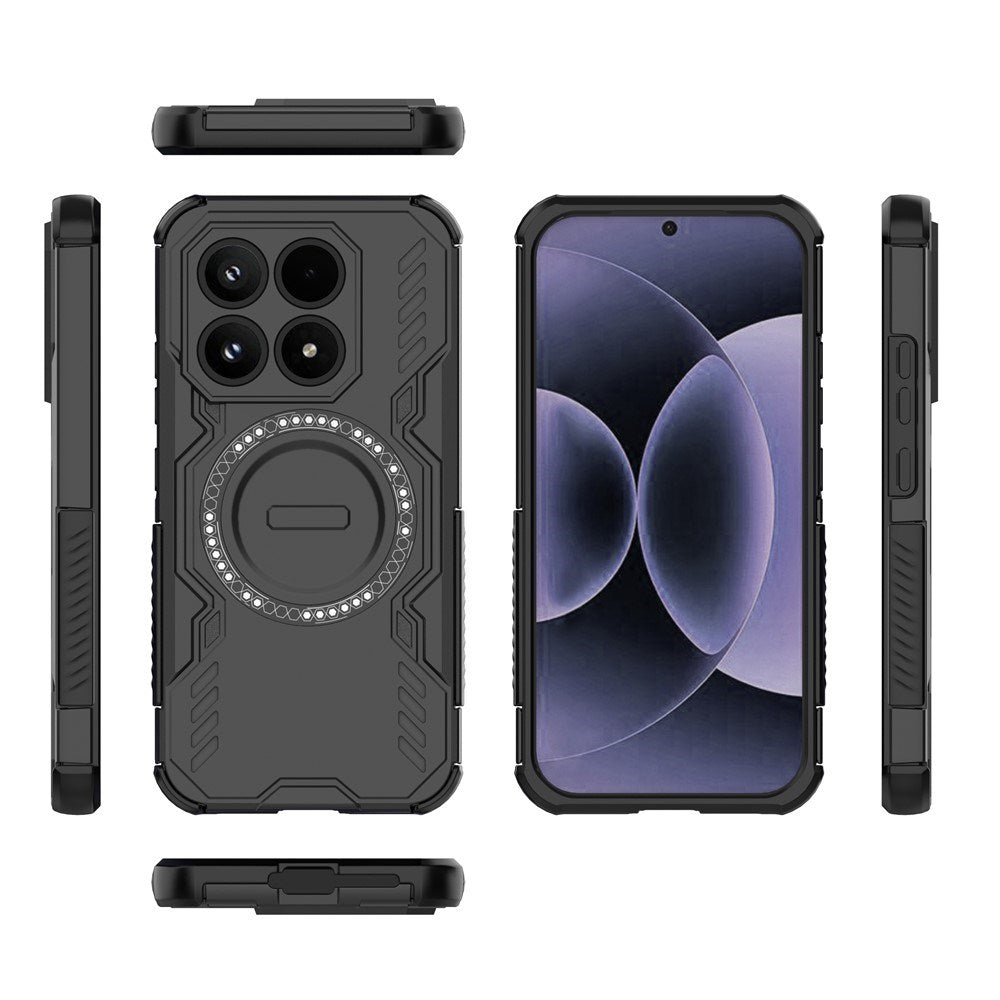 EIDERWOOD Xiaomi 17 Håndværker Hybrid Mobil Cover m. Varmeafledning - Sort