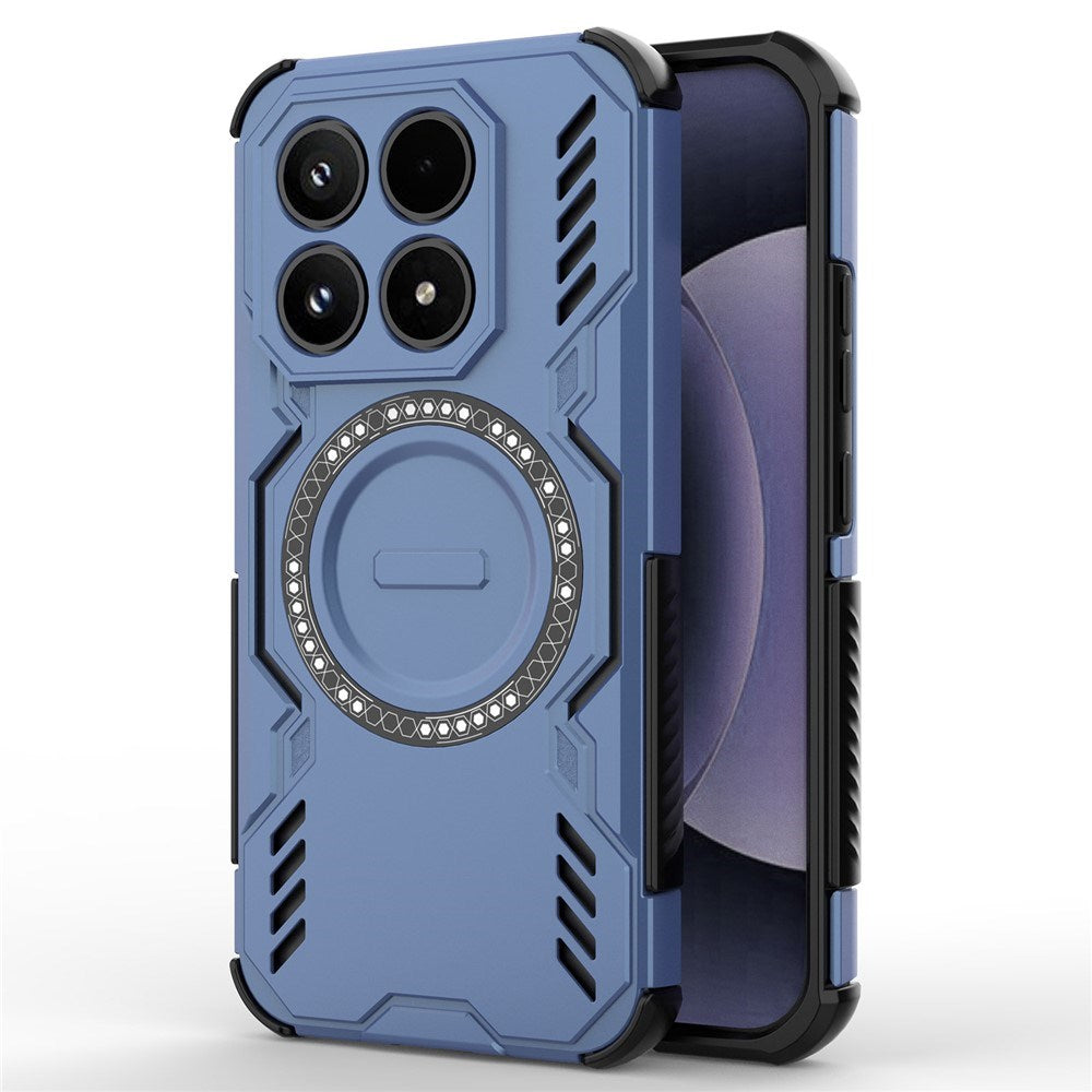 EIDERWOOD Xiaomi 17 Håndværker Hybrid Mobil Cover m. Varmeafledning - Blå