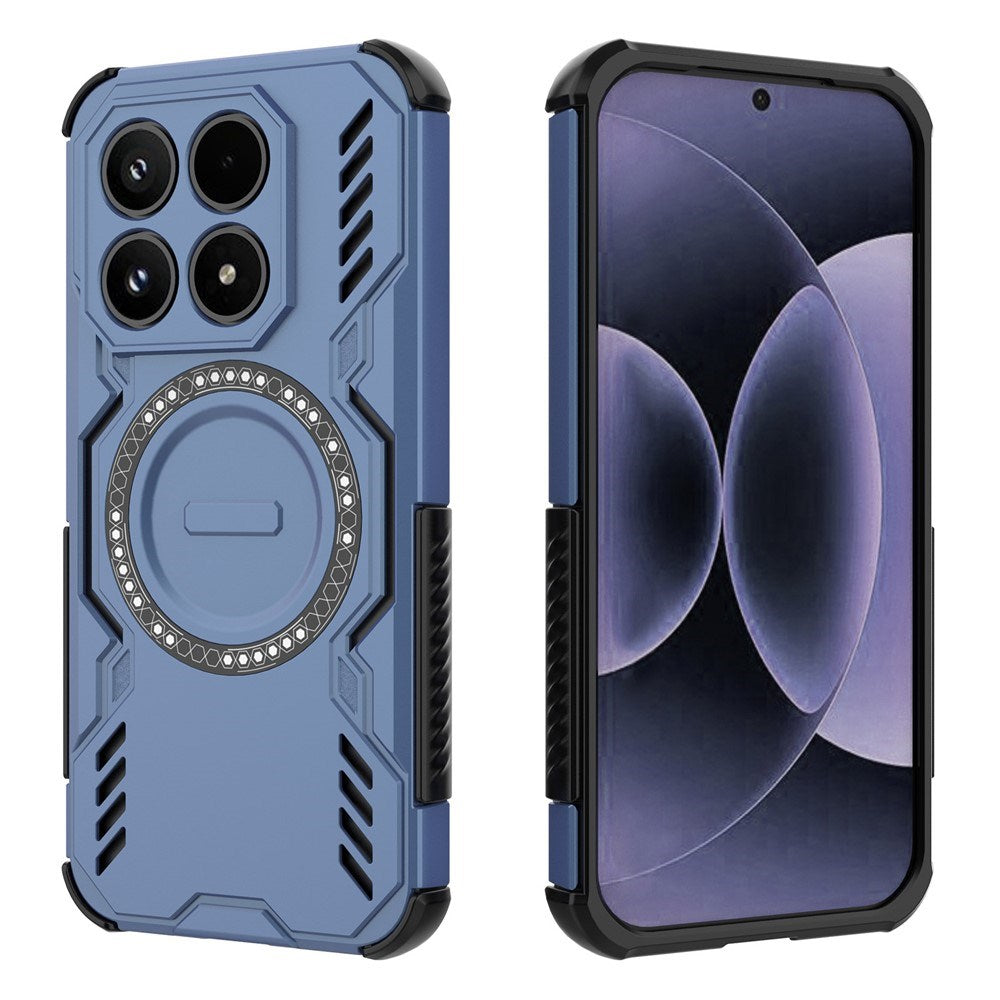 EIDERWOOD Xiaomi 17 Håndværker Hybrid Mobil Cover m. Varmeafledning - Blå