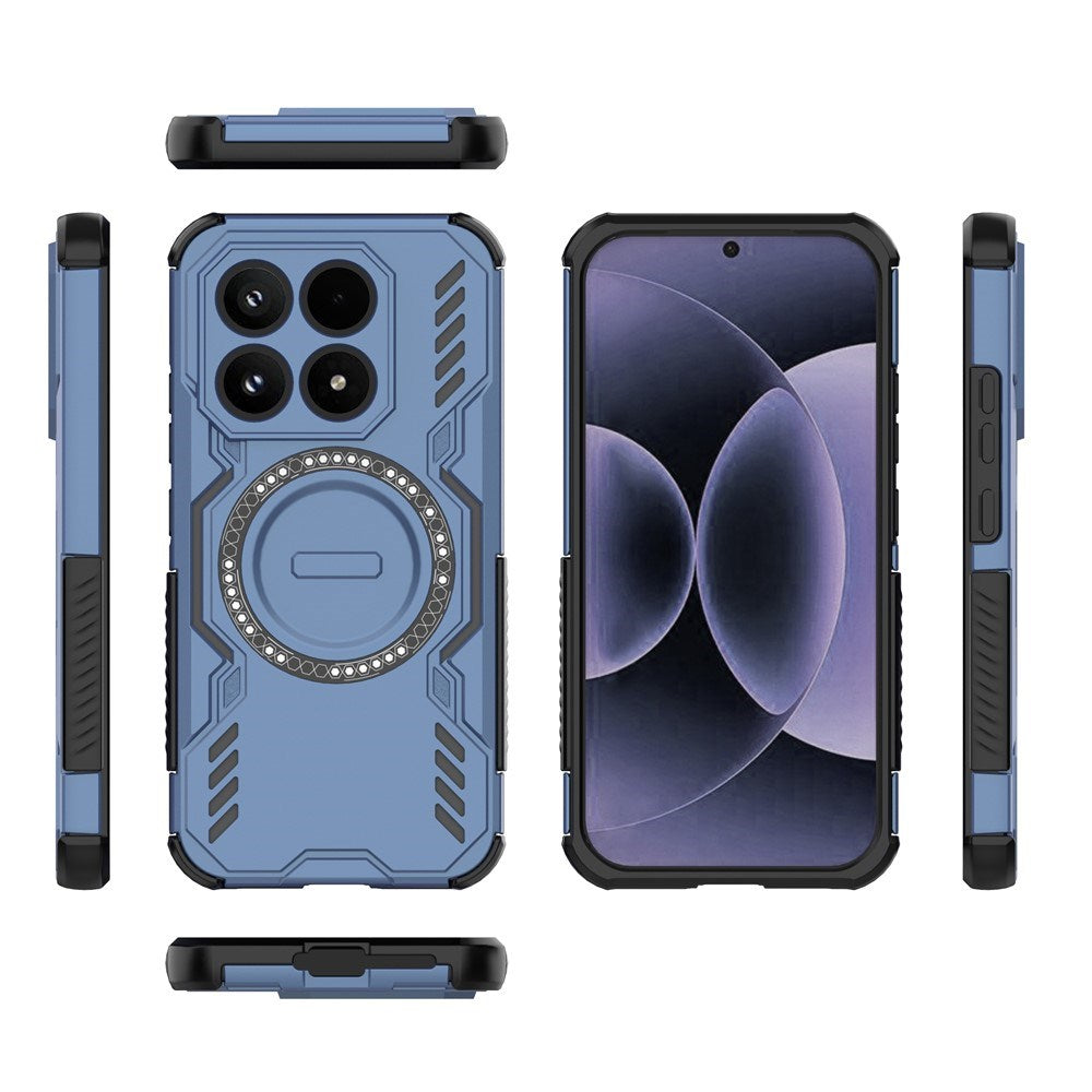 EIDERWOOD Xiaomi 17 Håndværker Hybrid Mobil Cover m. Varmeafledning - Blå