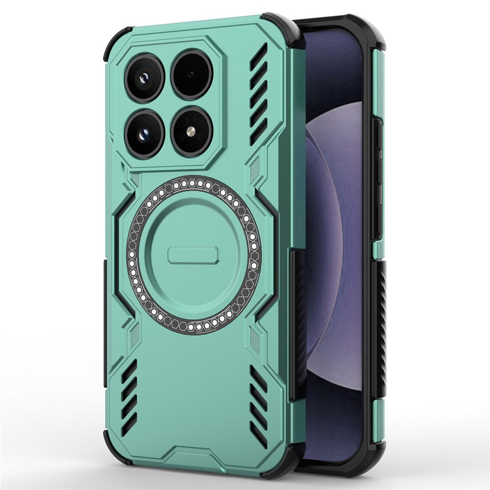 EIDERWOOD Xiaomi 17 Håndværker Hybrid Mobil Cover m. Varmeafledning - Grøn