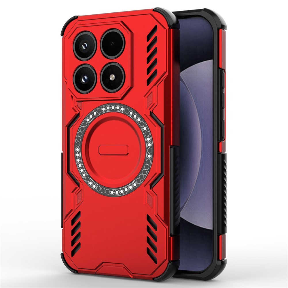 EIDERWOOD Xiaomi 17 Håndværker Hybrid Mobil Cover m. Varmeafledning - Rød