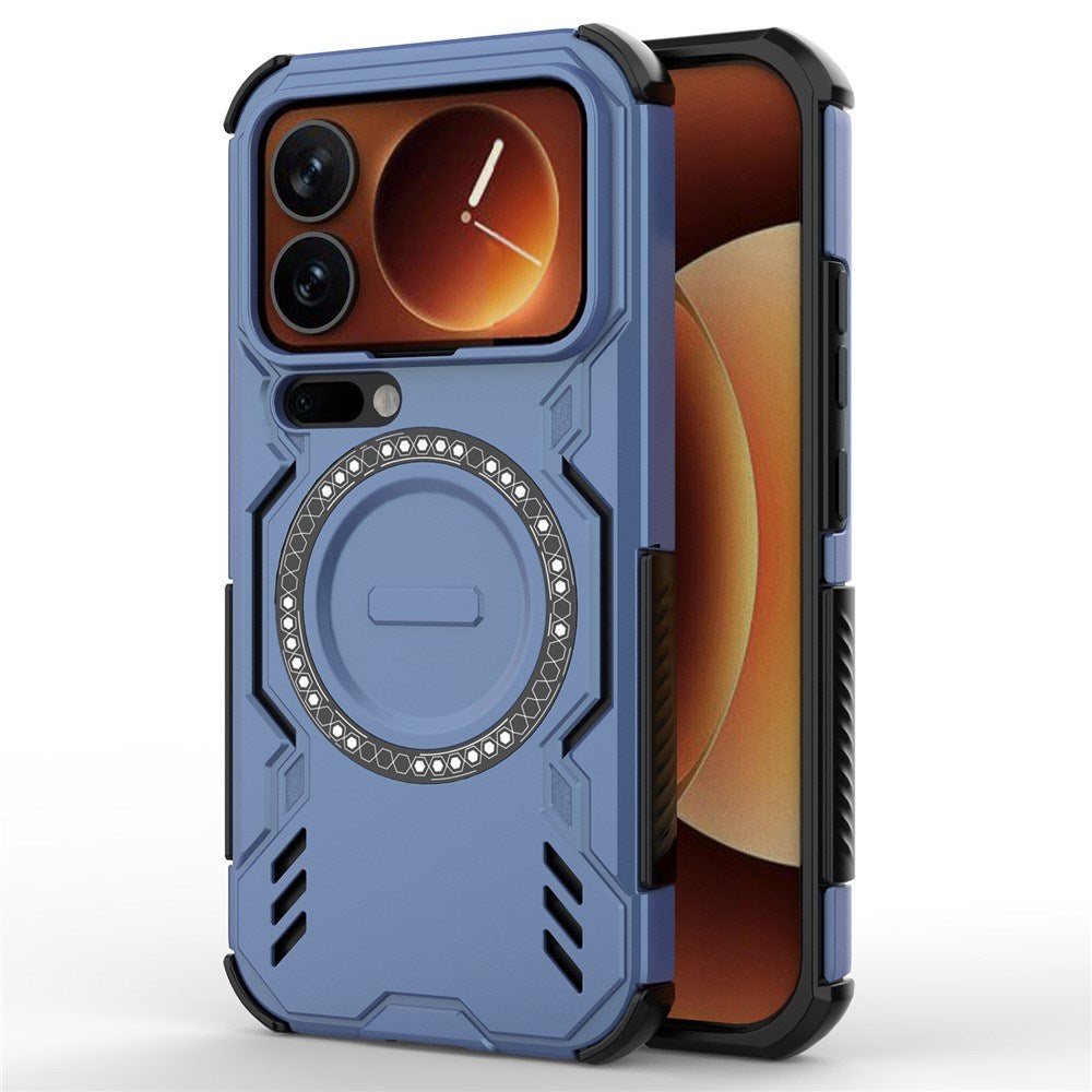 EIDERWOOD Xiaomi 17 Pro Håndværker Hybrid Mobil Cover m. Varmeafledning - Blå