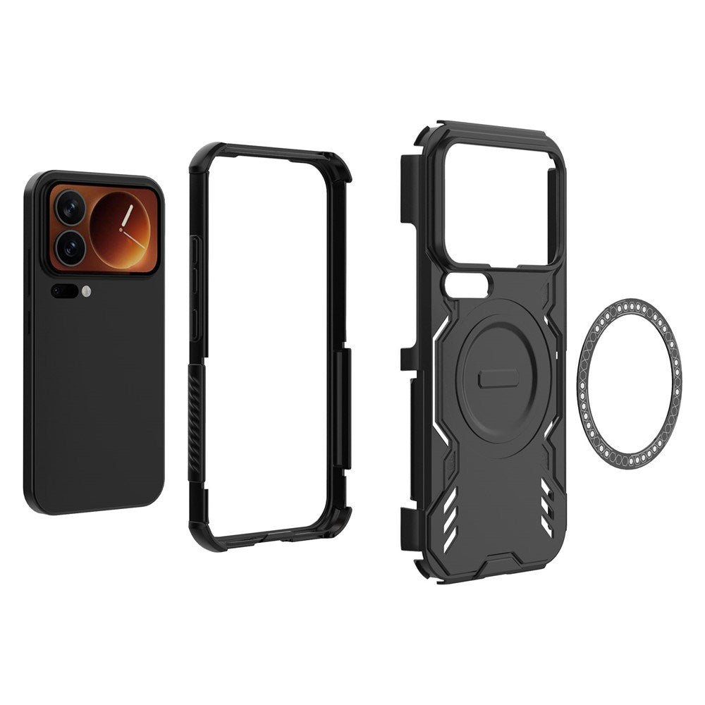 EIDERWOOD Xiaomi 17 Pro Håndværker Hybrid Mobil Cover m. Varmeafledning - Blå