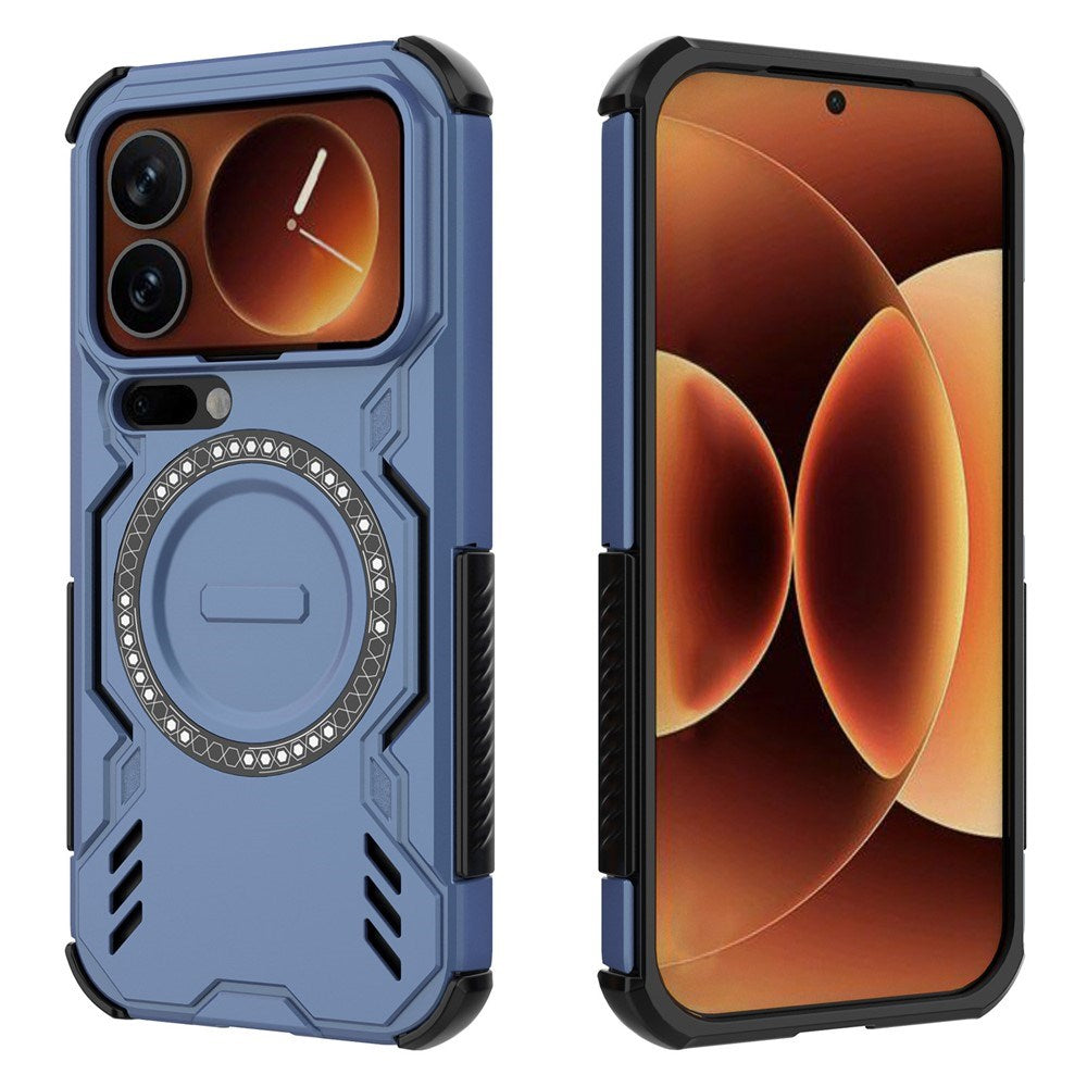 EIDERWOOD Xiaomi 17 Pro Håndværker Hybrid Mobil Cover m. Varmeafledning - Blå