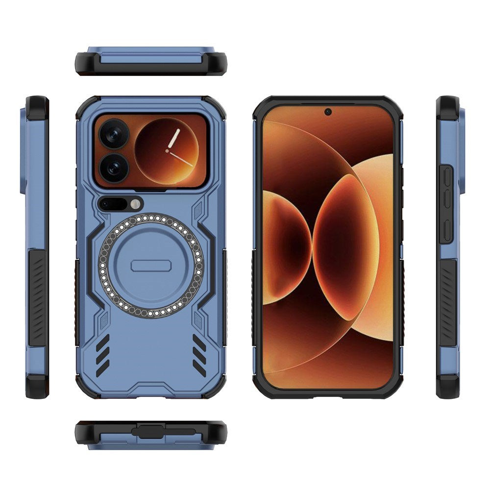 EIDERWOOD Xiaomi 17 Pro Håndværker Hybrid Mobil Cover m. Varmeafledning - Blå