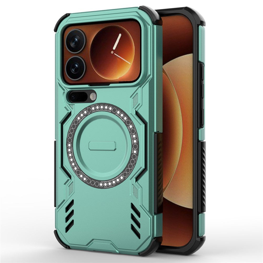 EIDERWOOD Xiaomi 17 Pro Håndværker Hybrid Mobil Cover m. Varmeafledning - Grøn