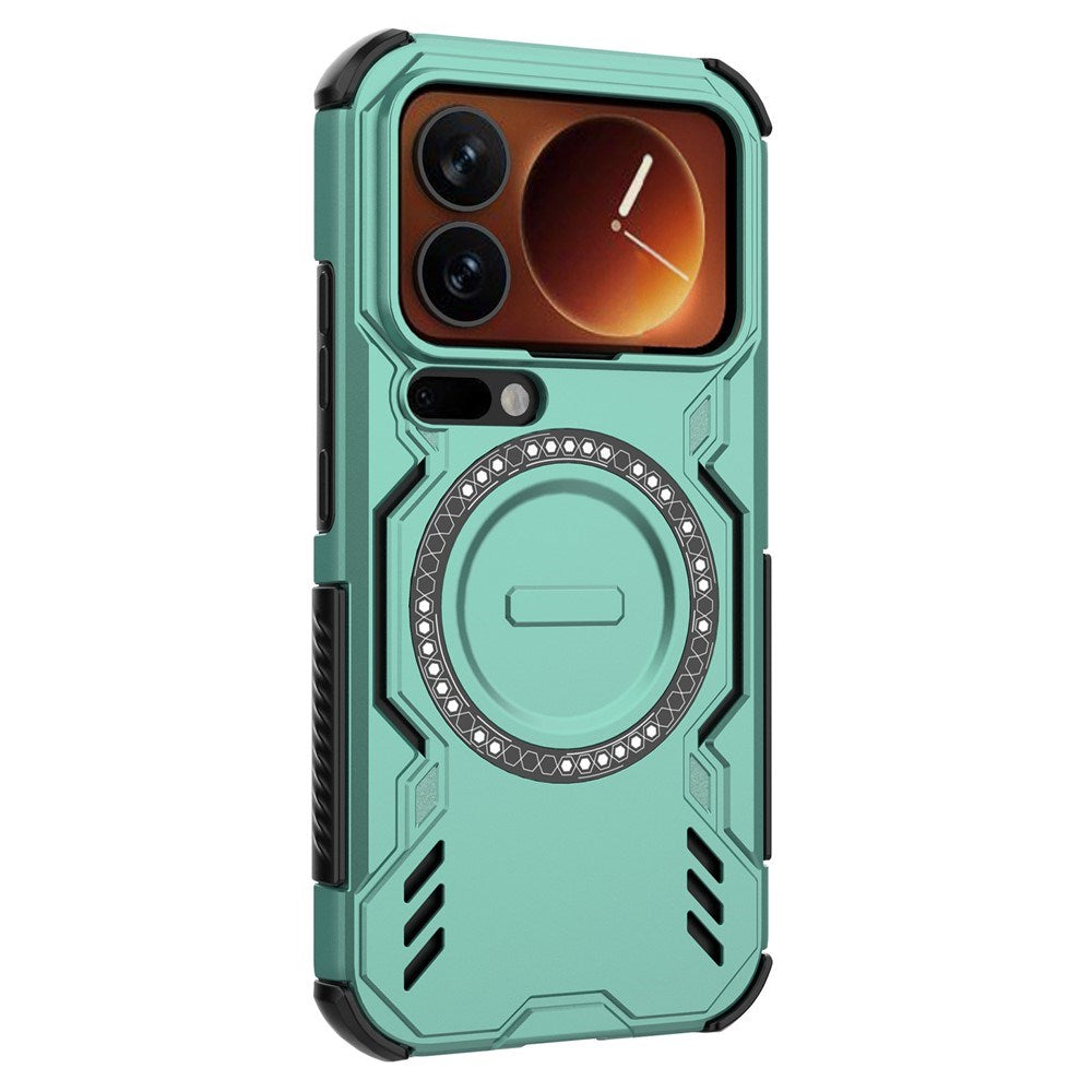 EIDERWOOD Xiaomi 17 Pro Håndværker Hybrid Mobil Cover m. Varmeafledning - Grøn