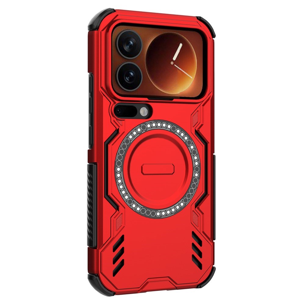 EIDERWOOD Xiaomi 17 Pro Håndværker Hybrid Mobil Cover m. Varmeafledning - Rød