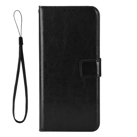 Honor Magic8 Pro EIDERWOOD Kunstlæder Cover m. Strop - Sort