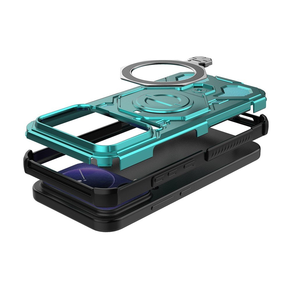 EIDERWOOD Xiaomi 17 Pro Max Håndværker Mobil Cover med Magnetisk Kickstand - Turkis