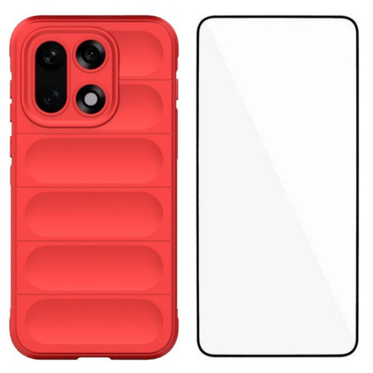 EIDERWOOD OnePlus 15 Håndværker Mobil Cover + Skærmbeskyttelse - Rød