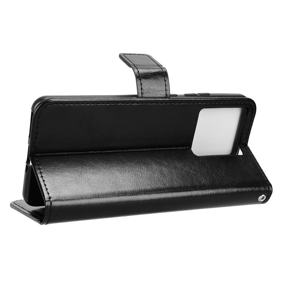 EIDERWOOD Motorola Edge 70 Kunstlæder Flip Cover m. Strop & Pung - Sort