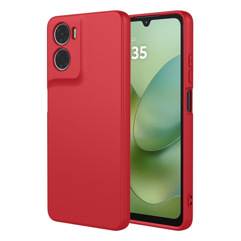 EIDERWOOD Motorola Moto G06 Fleksibelt Plastik Mobil Cover - Rød