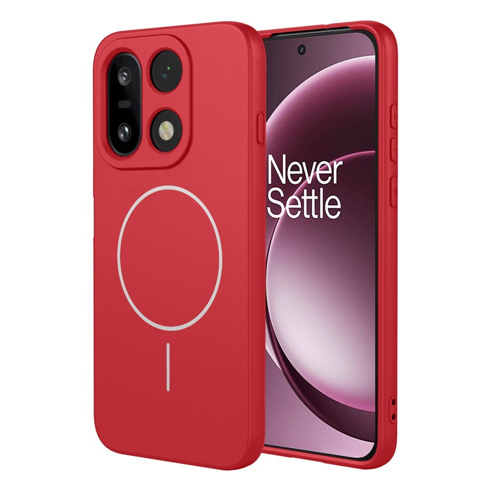 EIDERWOOD OnePlus 15 Fleksibelt Plast Mobil Cover - MagSafe Kompatibel - Rød