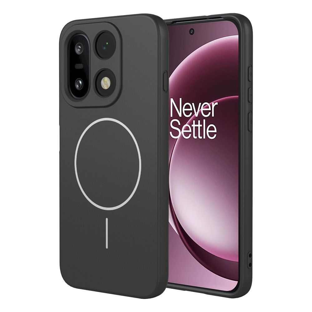 EIDERWOOD OnePlus 15 Fleksibelt Plast Mobil Cover - MagSafe Kompatibel - Sort