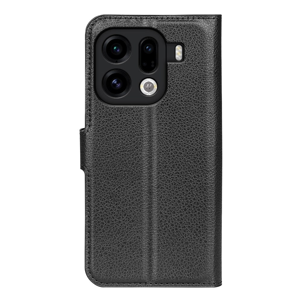 OPPO Find X9 Pro - EIDERWOOD Kunstlæder Flip Cover - Sort