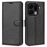 OPPO Find X9 Pro - EIDERWOOD Kunstlæder Flip Cover - Sort